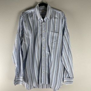 PETER MILLAR striped button down shirt XL